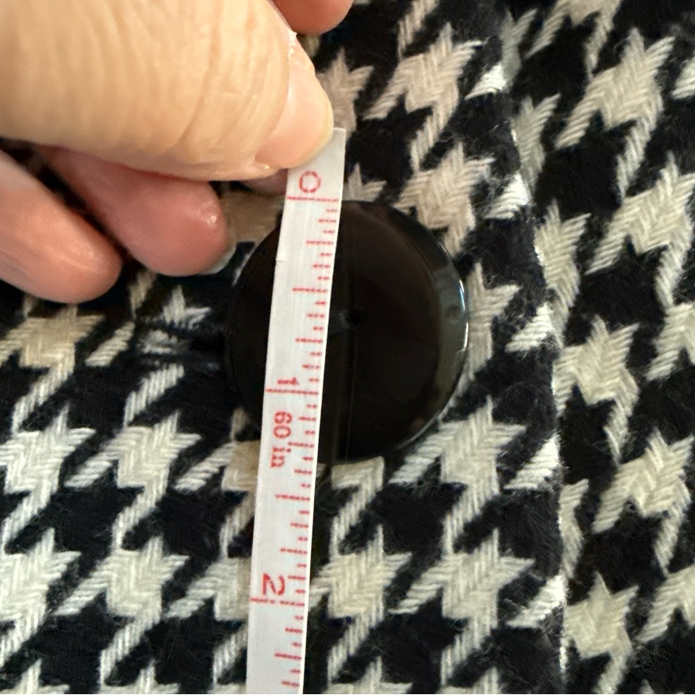PENDLETON wool blazer, Houndstooth, Virgin & Lambs Wool, Size 12 EUC Classic - Picture 9 of 9